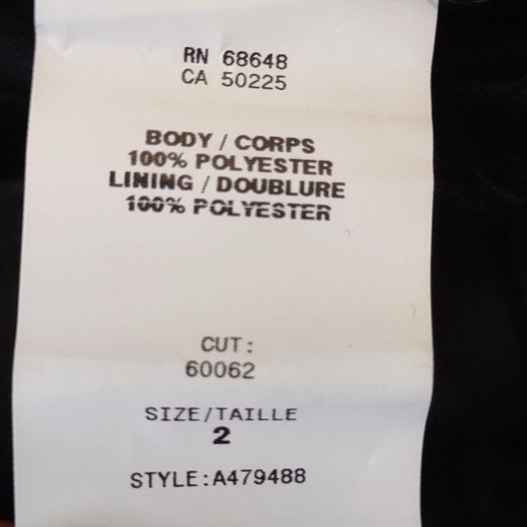 ABS Allen Schwartz APPLIQUE SEQUIN ONE SHOULDER DRESS Black 2 - Picture 12 of 12